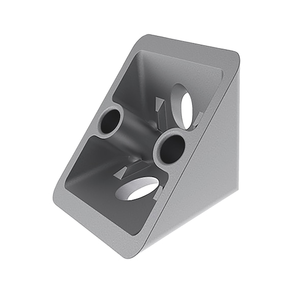 Zinkdruckgusswinkel - WNKL-WAPS ZD-NUT8-40X40X40MM