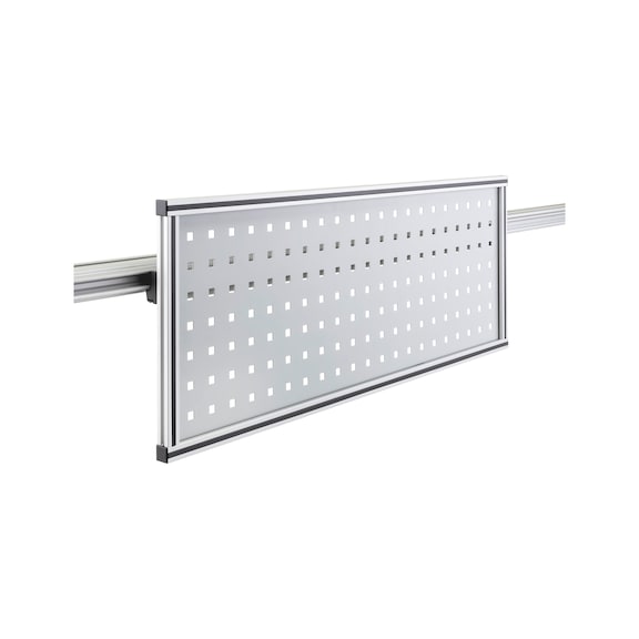 CLIP-O-FLEX<SUP>®</SUP> holder Perfoflex  Flexible perforated metal plate wall - COF-HALTER-PERFOFLEX-855X325MM