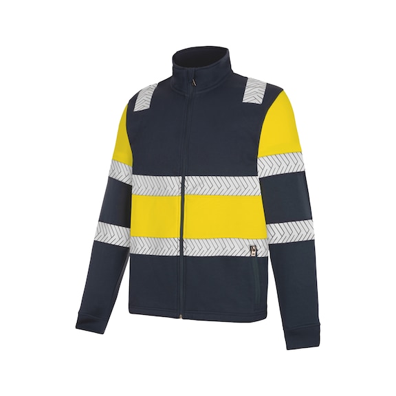 Sweat zippé haute visibilité FLUO ONE 