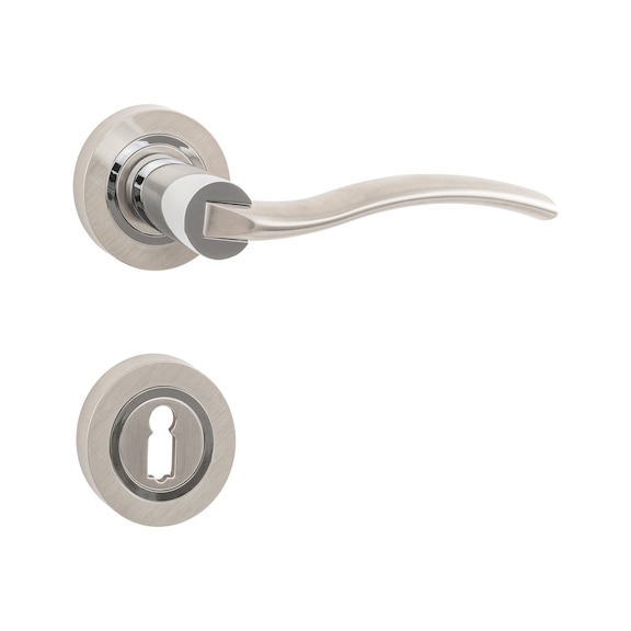 T&uuml;rdr&uuml;cker ZD 34 Rosettengarnitur - TD-ZD34-ROS-BB-(CR)-(A2-OPTIK)