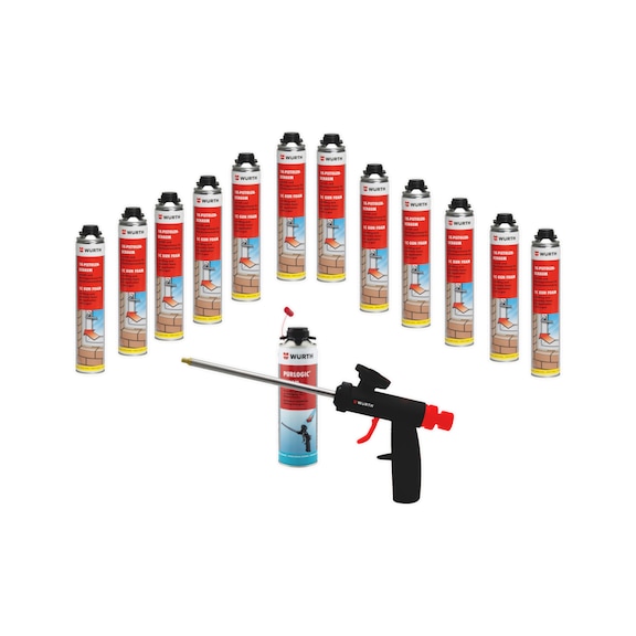 1C Gun Foam Assortment 14 Pieces - GUNFM-1C-SORT/SET-14PCS