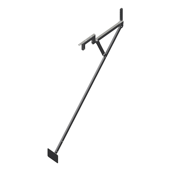 Post lower section for systems with box gutter walkway - POST-LOW-PART-BOX-GUTTER-PLUMBERWALK