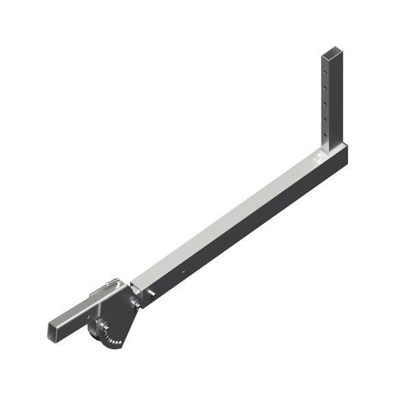 Post lower section for clamping on the wooden rafters - POST-PART-WOOD-RAFTER-PLUMBER-WALK