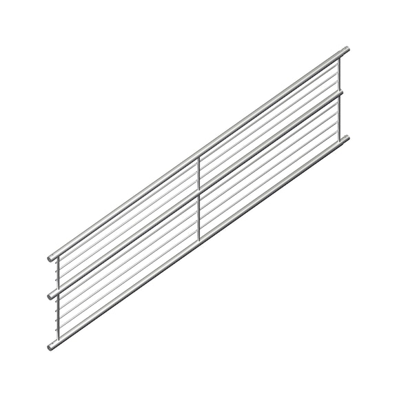 Side protection grille 3-fold