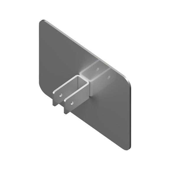 Post footer For posts resting against the façade - POSTFT-SQUARE