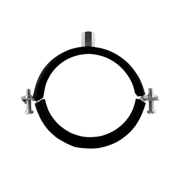 L&uuml;ftungsrohrschelle Standard - LUEFTROSHEL-VERZINKT-M8/M10-80MM