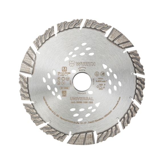Longlife & Speed RS joint cutter diamond cutting disc - CUTDISC-DIA-LSRS-WINDOWJOINT-BR25,4-D180