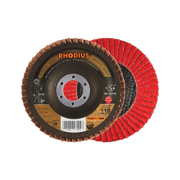 Lamella flap disc Rhodius Jumbo Speed Extended