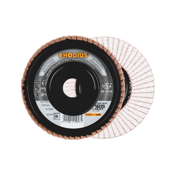 Lamella flap disc Rhodius LGA ALU