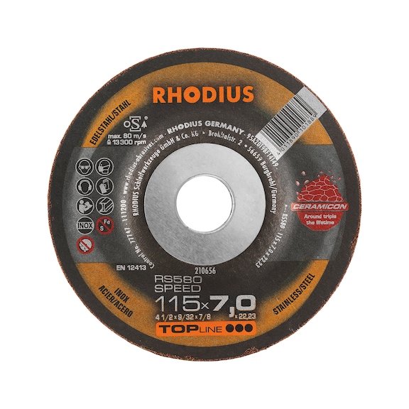 Roughing disc Rhodius RS580 Extended