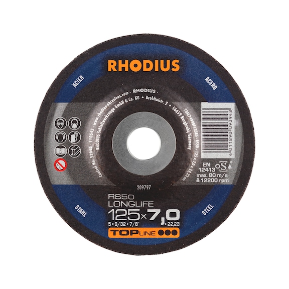Roughing disc Rhodius RS50 Longlife