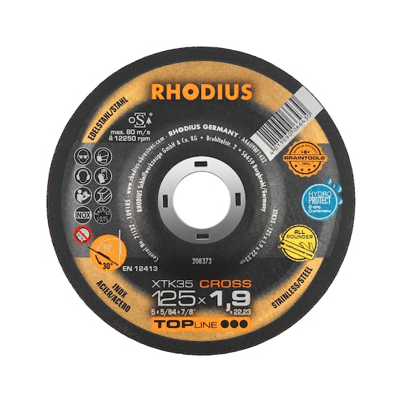 Cutting disc Rhodius XTK35 Cross
