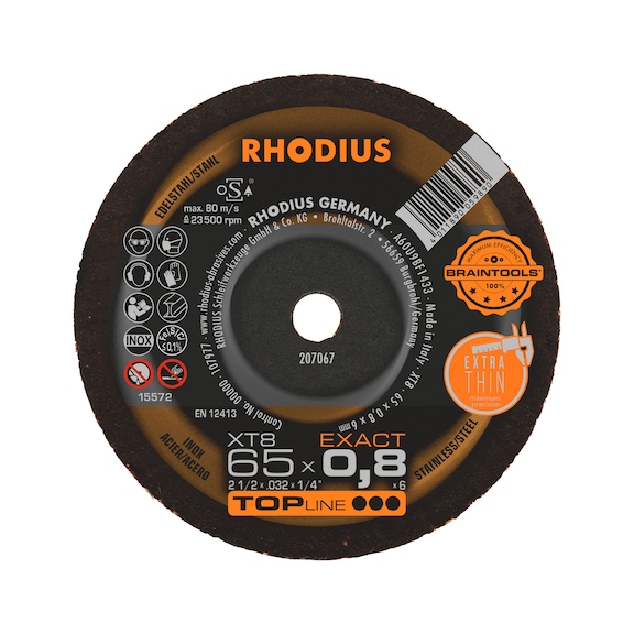 Cutting disc Rhodius XT8 Exact Mini