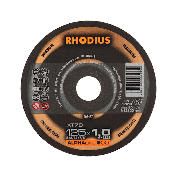 Cutting disc Rhodius XT70