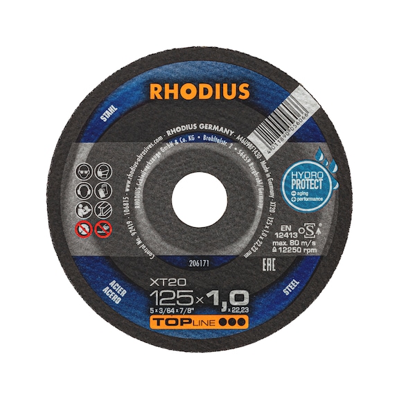 Cutting disc for steel Rhodius XT20