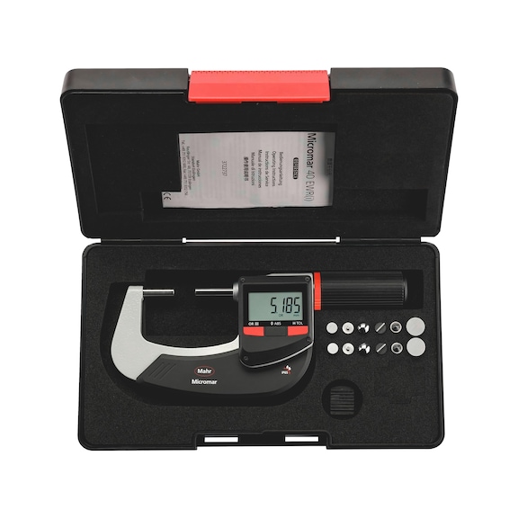 Digitaalinen mikrometri sarja 40 EWR-V - DIGIT MIKROMETRI SARJA 0-25MM 4157050
