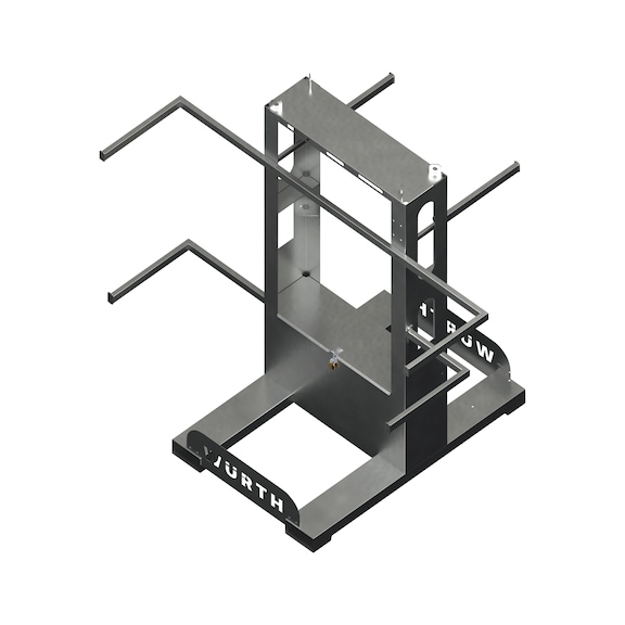 Transport pallet for pitched roof edge protection systems on the eaves - TRANSPORT-PALLET