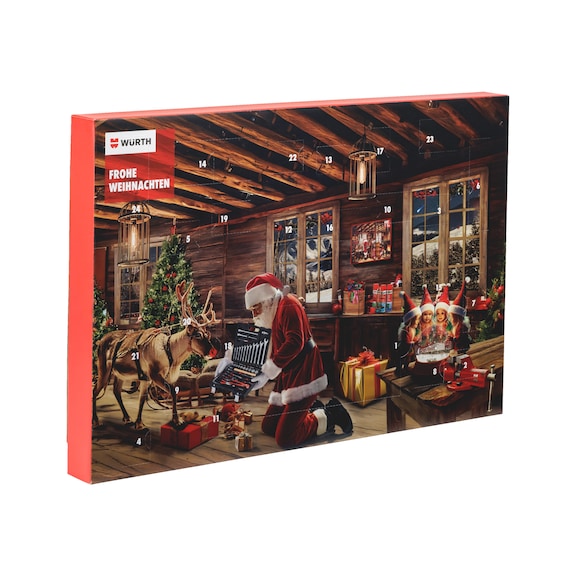 Advent calendar with toolbox 30 pieces - TL-SORT-CHRISTMASCALENDAR-BOX-30PCS