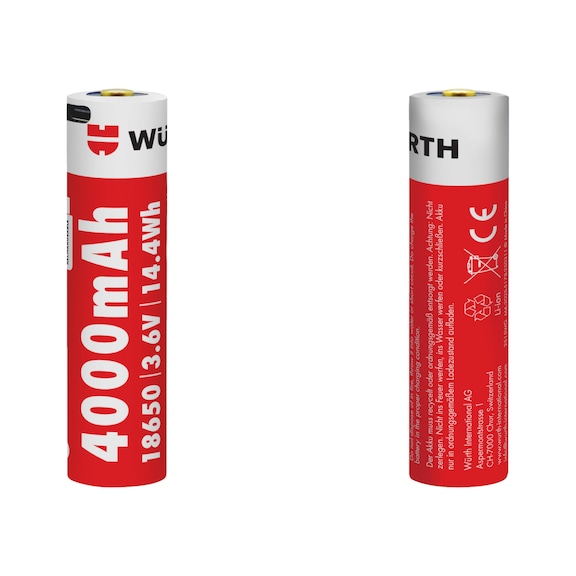 3,6 V, 4000 mAh litium-ioniakku, C-tyypin liitäntä - AKKU OTSALAMPPU ERGOPOWER MULTI 4000MAH