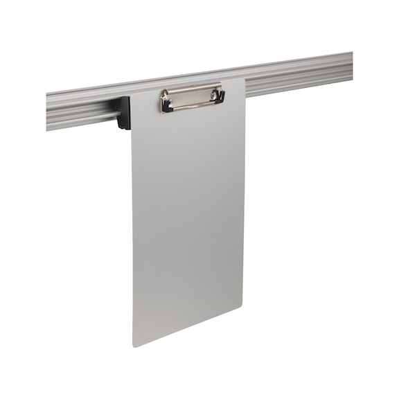 CLIP-O-FLEX<SUP>®</SUP> aluminium clipboard holder - COF-HALTER-CLIPBOARD-ALU