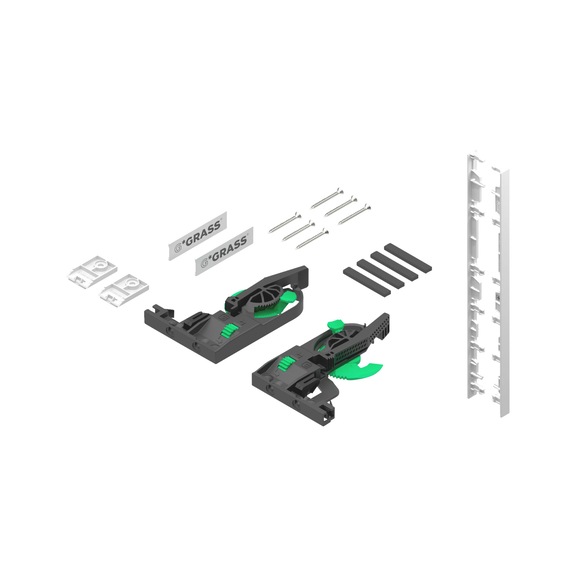 VIONARO V8 Zubeh&ouml;r Innenblende Crystal f&uuml;r Innenschubkasten H200 und Crystal - INBLND-ZB-SET-V8-H200/CRYSTAL-ICE