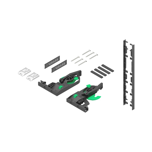 VIONARO V8 Zubeh&ouml;r Innenblende Crystal f&uuml;r Innenschubkasten H200 und Crystal - INBLND-ZB-SET-V8-H200/CRYSTAL-ZIRKON