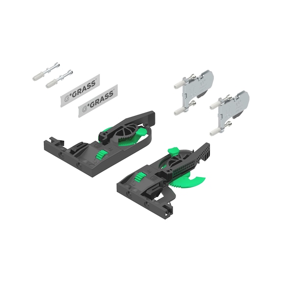 Vionaro V8 Zubeh&ouml;r Set's f&uuml;r H72/H89/H121 und H200/H250/Crystal - RASTKUPPL-SET-(V8-H200/CRY/H250)-ICE