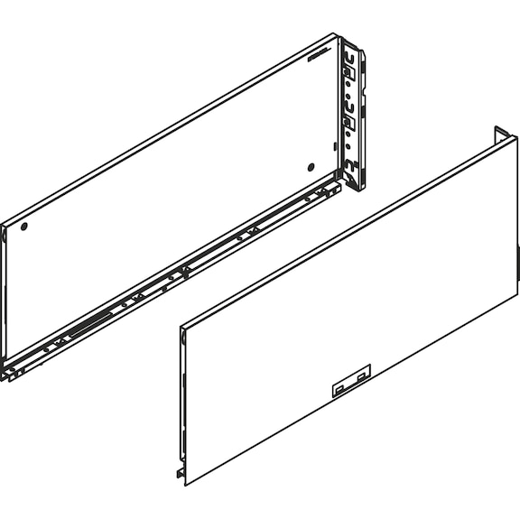 VIONARO V8 Frontauszug H200 - ZARGSYS-VION-V8-H200-ICE-NL400