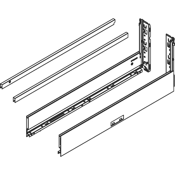 VIONARO V8 Crystal Frontauszug - ZARGSYS-VION-V8-H200-CRY-ICE-NL650