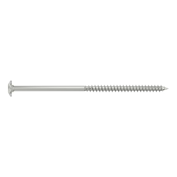 ASSY 4 A2 TRH truss head screw A2 stainless steel partial thread large truss head - 1