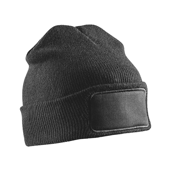 Knitted hat L-Shop RC027 - KNITHAT-L-SHOP-RC027-BLACK-ONESIZE