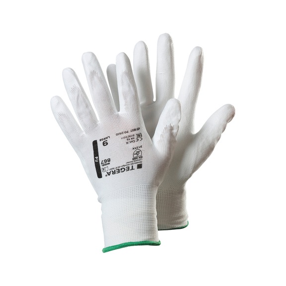 Knitted protective glove with coating Ejendals TEGERA&reg; 867
