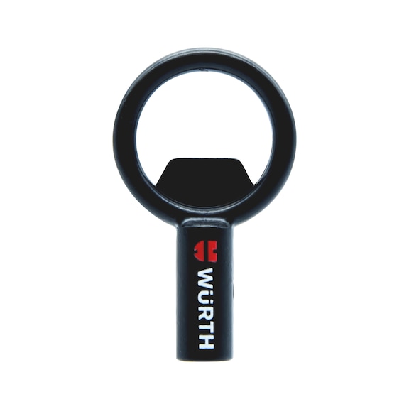 Bottle opener with bit holder