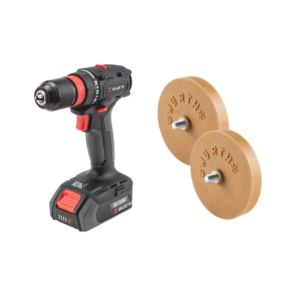 M-CUBE ABS 18 SUBCOMPACT und Folienradierer 3-teilig