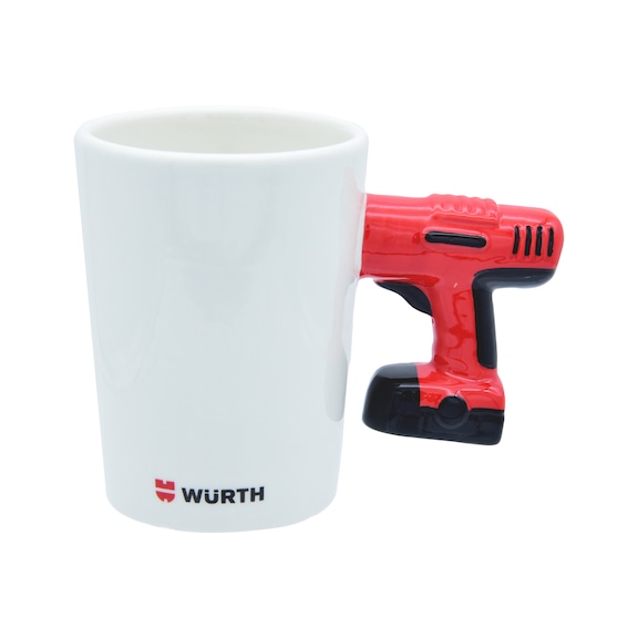 Ceramic mug with tool handle
