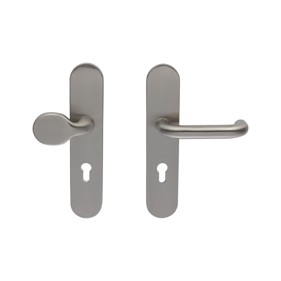 Edelstahl-Schutzbeschlag S 502 - SBS-A2-S502-ES1-WE-PZ-72-11-MATT