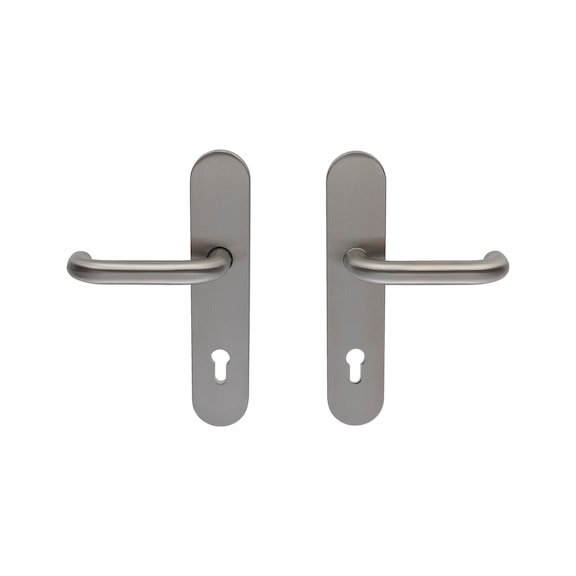 Edelstahl-Schutzbeschlag S 502 - SBS-A2-S502-ES1-DD-PZ-92-11-MATT