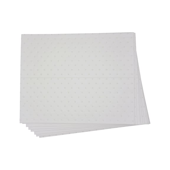 OLIE- OG BRÆNDSTOFABSORBERENDE ARK - OLIEABSORBERENDEKLUD HVID 38X45CM 100STK