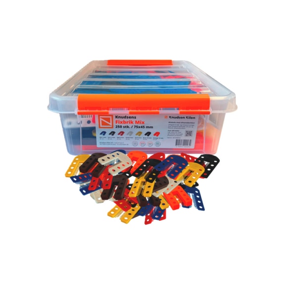 Afstandsklodssortiment, Fixbrikmix, Knudsen Kilen - FIXBRIK MIXBOKS