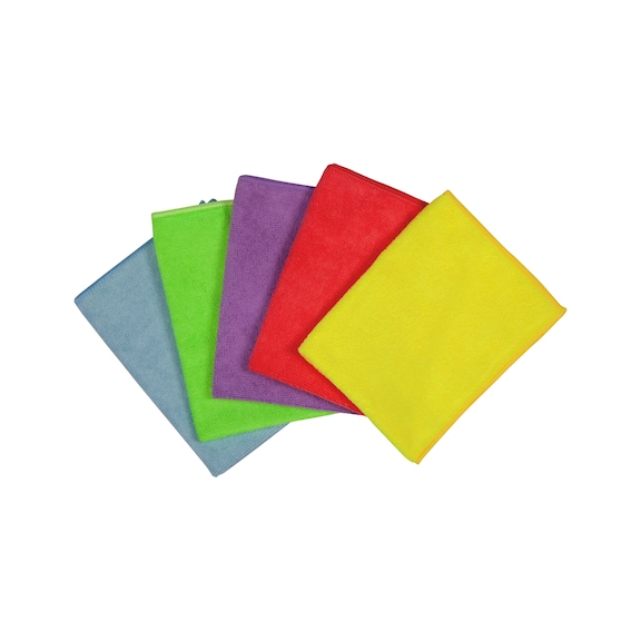 Set 5 panni in microfibra