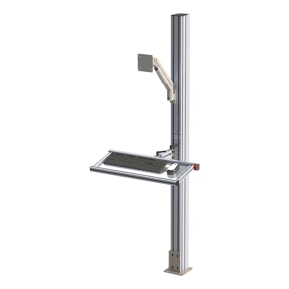 Workplace WAPS monitor column - WAPS-MONITORSAEULE-155X155X1810MM