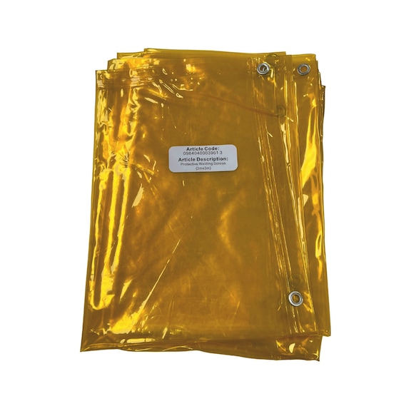Protective welding screen PVC-foil - PROTWELDSCRN-(PVC FOIL)-YELLOW