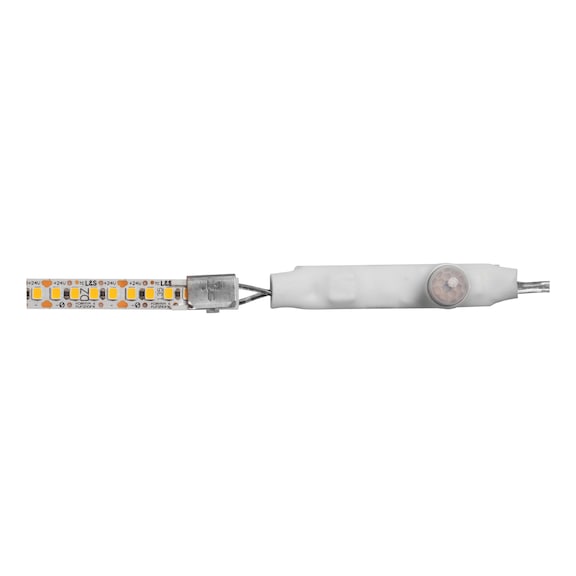 H8 PIR sensore di movimento SENSAL SENSAL Connettori rapidi SENZA saldatura per STRISCE H8 24V - LED - 1