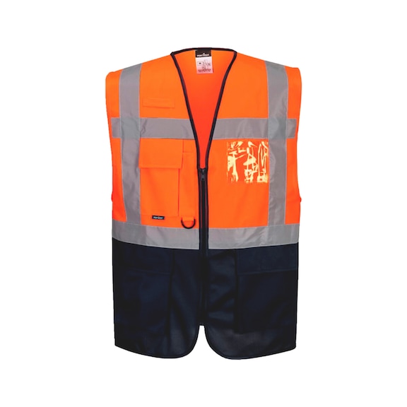 High-visibility vest C476 Warschau Executive contrasting hi-vis vest