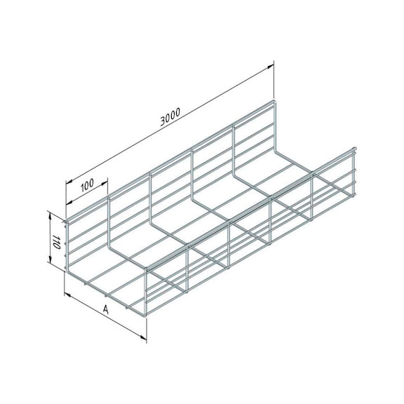 Chemin de câble en treillis