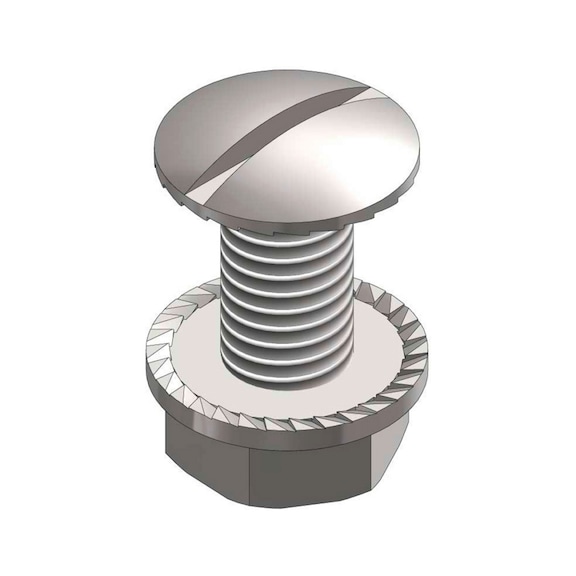 Bolkopschroef en moer