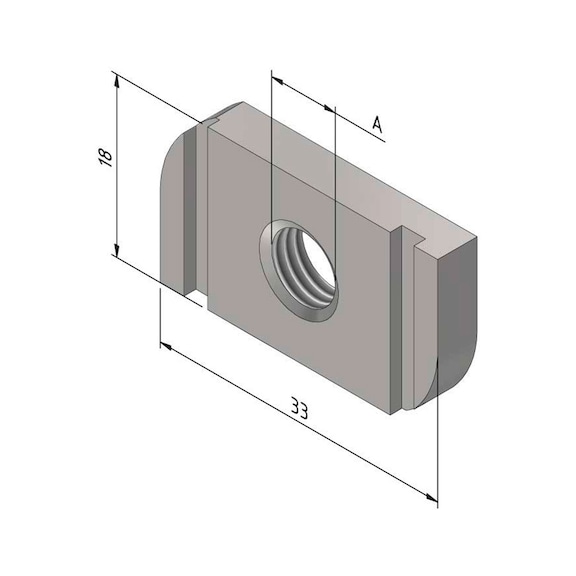 Sliding nut SLN41 Trayco