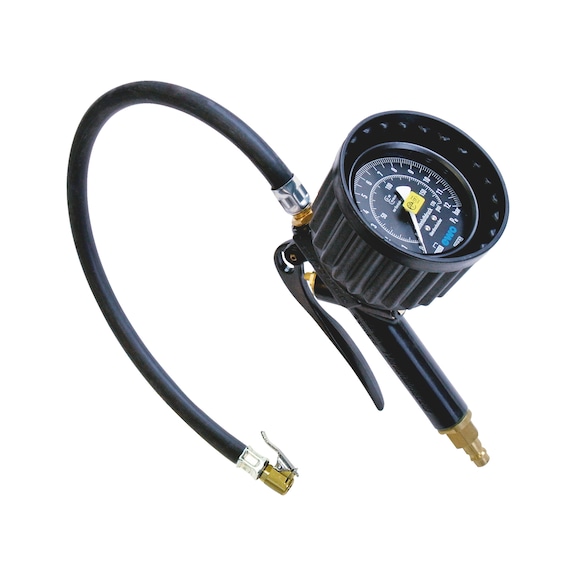 Hand tyre inflator euroair - TYRINFL-EUROAIR-COUPLPLG-1/4IN-(0-12BAR)