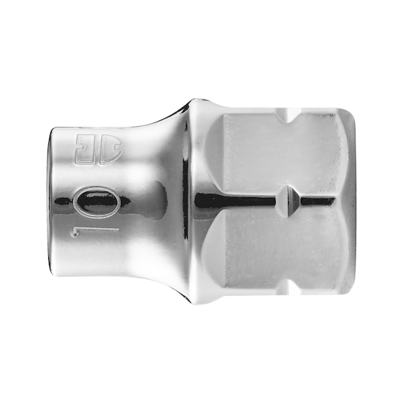 Hexagon pass-through socket for reversible ratchets - PSHTHRGSKTWRNCH-HEX-10MM