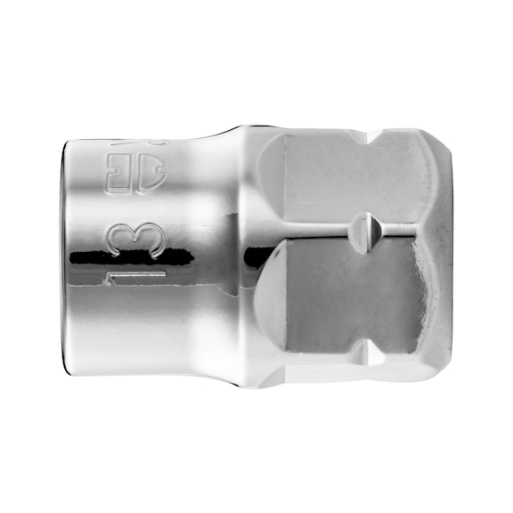 Hexagon pass-through socket for reversible ratchets - PSHTHRGSKTWRNCH-HEX-13MM